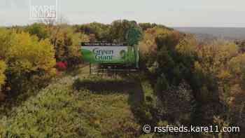 KARE in the Air: Jolly Green Giant sign