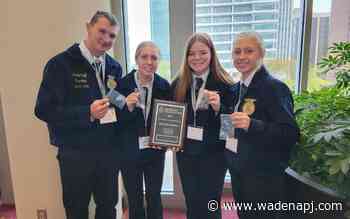 WDC horse evaluation team earns bronze at National FFA Convention - Wadena Pioneer Journal