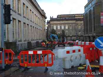 Bolton town centre roadworks for plans to create public realm - The Bolton News