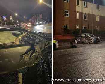 Investigation after motorist hits multiple vehicles on Chorley Old Road, Bolton - The Bolton News