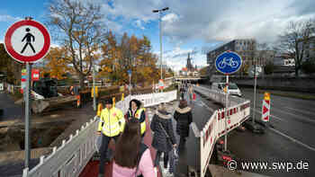 Baustellen in Ulm: Wegeführung zur Unterführung am Ehinger Tor verwirrt - SWP