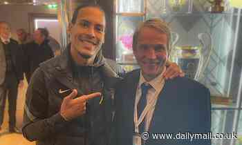 Liverpool fans swoon over picture of Virgil van Dijk posing with club legend Alan Hansen