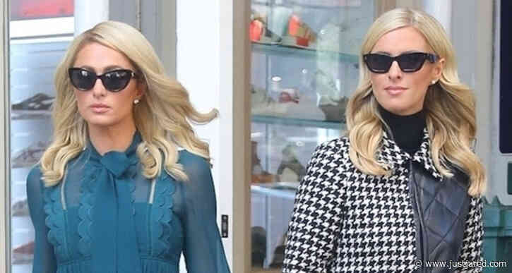 Paris Hilton Meets Up with Younger Sister Nicky to Do Some Shopping in NYC