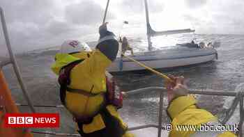 Blackpool yacht rescue: Pair towed to safety in sudden storm
