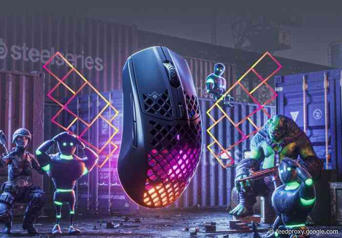SteelSeries Aerox 3 wireless mouse provides 200 hours of play on a single charge