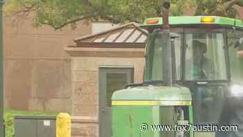 Texas farmer rides tractor to Austin to talk about farming regulations - FOX 7 Austin