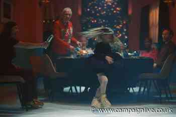 Asda swaps leaping for ice skating in Christmas ad