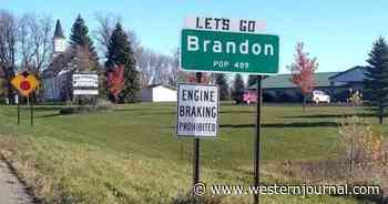 Residents of Brandon, MN, Discover 2 Anti-Biden Words Attached to Town Signs