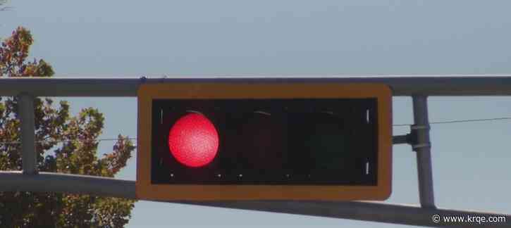 City adds new backgrounds to traffic lights to reduce red-light runners