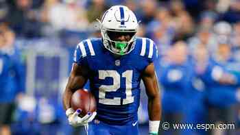 Indianapolis Colts' Nyheim Hines explodes up the middle for 34-yard TD run