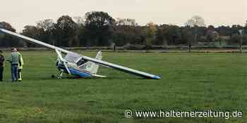 Notlandung: Großeinsatz auf dem Flugplatz Stadtlohn-Vreden - Halterner Zeitung
