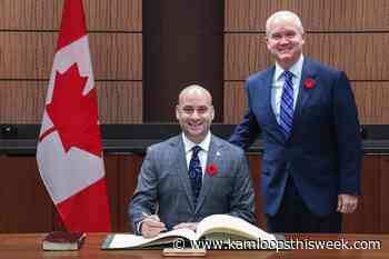 Caputo officially sworn in as MP in Ottawa - Kamloops This Week