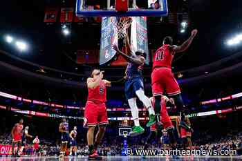 Understrength Philadelphia 76ers beat Chicago Bulls to claim fourth straight win - Barrhead News