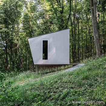 Béres Architects hides cabin on stilts in a Hungarian forest - Dezeen
