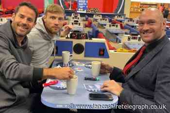 Morecambe: Freddie Flintoff and Tyson Fury visit bingo hall for TV show