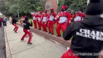 PHOTOS: Wake Forest, WSSU pep rally for healthcare workers at Atrium Health Wake Forest Baptist - Winston-Salem Journal