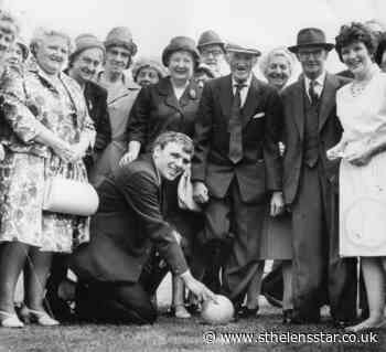 Recognise anyone from this well-dressed gathering greeting Saints skipper Kel Coslett - St Helens Star