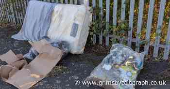 Half a tonne of rubbish fly-tipped close to Grimsby's recycling centre - Grimsby Live
