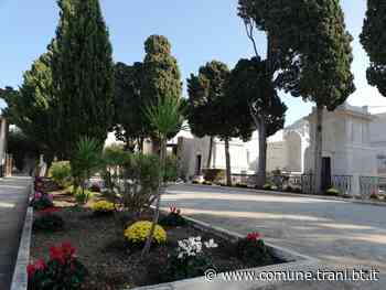 COMMEMORAZIONE DEI DEFUNTI, IL CALENDARIO DELLE APERTURE DEL CIMITERO DI TRANI - Città di Trani