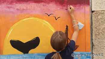 Bari, un'artista decora le porte degli immobili abbandonati. "Combattiamo la decadenza" - Telebari