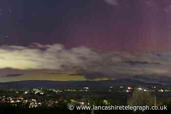 Burnley photographer captures image of Northern Lights over Pendle Hill