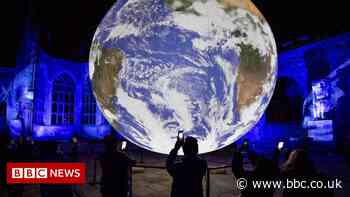 Luke Jerram's Earth artwork Gaia at Coventry Cathedral