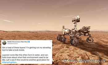 Perseverance rover shares images of Martian rocks suspected of forming when water was present