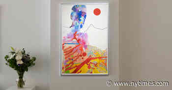 At Hunter Biden’s Art Show, Line, Color and Questions