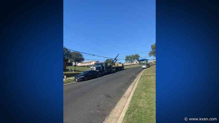 Thousands without power in East Austin after crash involving 18-wheeler takes out power poles