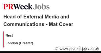 Nest: Head of External Media and Communications - Mat Cover