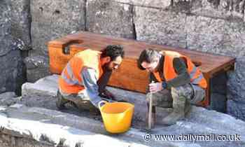 Archaeologists uncover 1,800-year-old 'social' toilets that could be used by 13 actors at once
