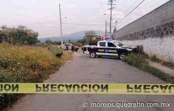Encuentran cadáver de hombre en Cuernavaca - Quadratín - Quadratín Morelos