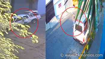 Así fue como robaron un vehículo en Cuernavaca - 24 Morelos