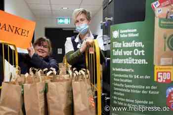 Tafel freut sich über viele gut gefüllte Tüten - Freie Presse
