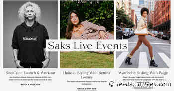 Saks Debuts a Slate of Livestream Shopping Events for the Holidays