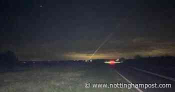 Mystery as bright beam of light seen in Nottinghamshire sky - Nottinghamshire Live