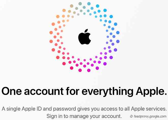 Apple ID website design overhauled