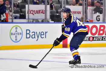 St. Louis Blues: Scott Perunovich Was Not Snubbed Being Left In AHL - Bleedin' Blue