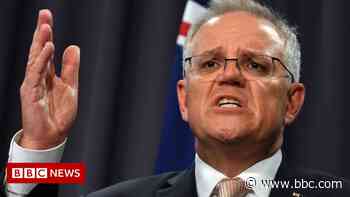 Scott Morrison: Australian PM rejects 'sledging' from France amid row - BBC News