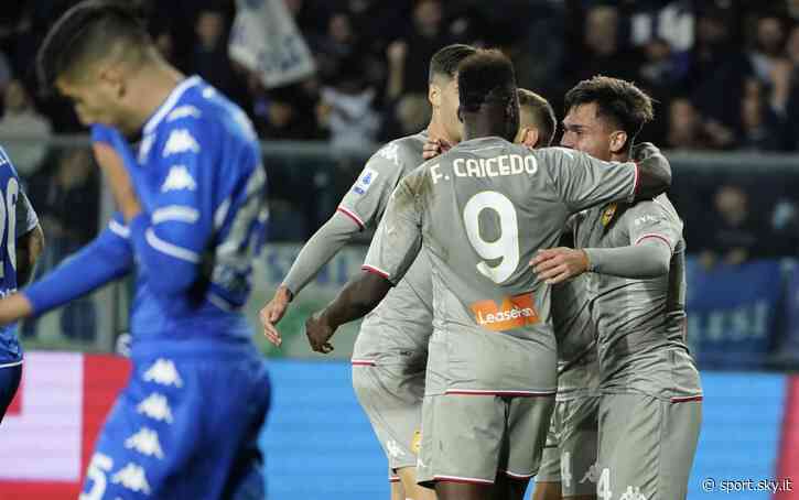 Empoli-Genoa 2-2: Bianchi all'89', Ballardini raggiunge il pari nel finale - Sky Sport