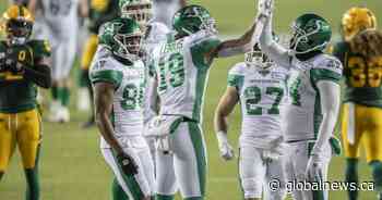 Edmonton Elks make late charge but lose 19-17 to Saskatchewan Roughriders