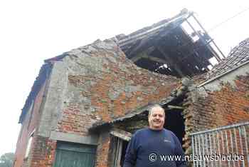Aurore blaast in Niel gevel oude boerderij weg: “Niet eerste keer getroffen door noodweer” - Het Nieuwsblad