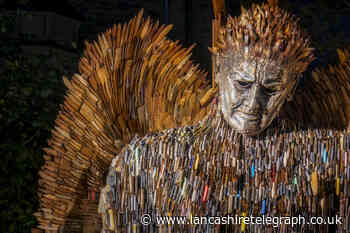 Photography competition launched as Blackburn's Knife Angel sculpture arrives
