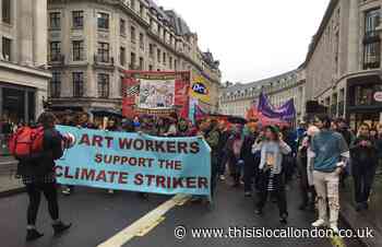 London Workers Lead Climate Justice March