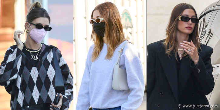 Hailey Bieber Sports Three Stylish Looks While Running Errands Around Los Angeles