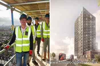 Walthamstow’s 91 new homes reach the highest point
