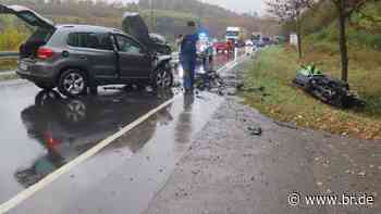 Kronach: Medikamenten-Fahrer verursacht Frontalzusammenstoß - BR24
