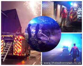 Bolton firefighters tackle Bonfire Night blazes in Farnworth and Atherton