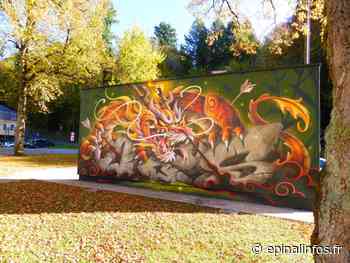 Un énorme dragon sur le Mur d'Epinal - Epinal infos - Epinal Infos
