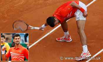 Novak Djokovic smashes racket during Monte Carlo win over Philipp Kohlschreiber - Daily Mail